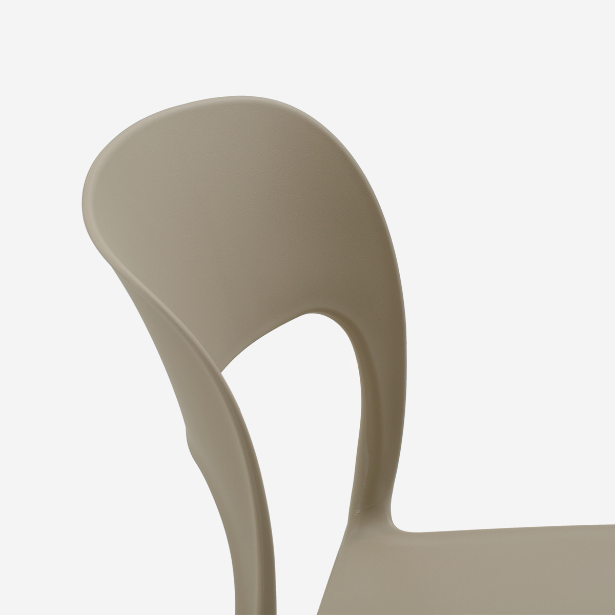 2er Set moderne stapelbare Stühle aus Polypropylen Numana