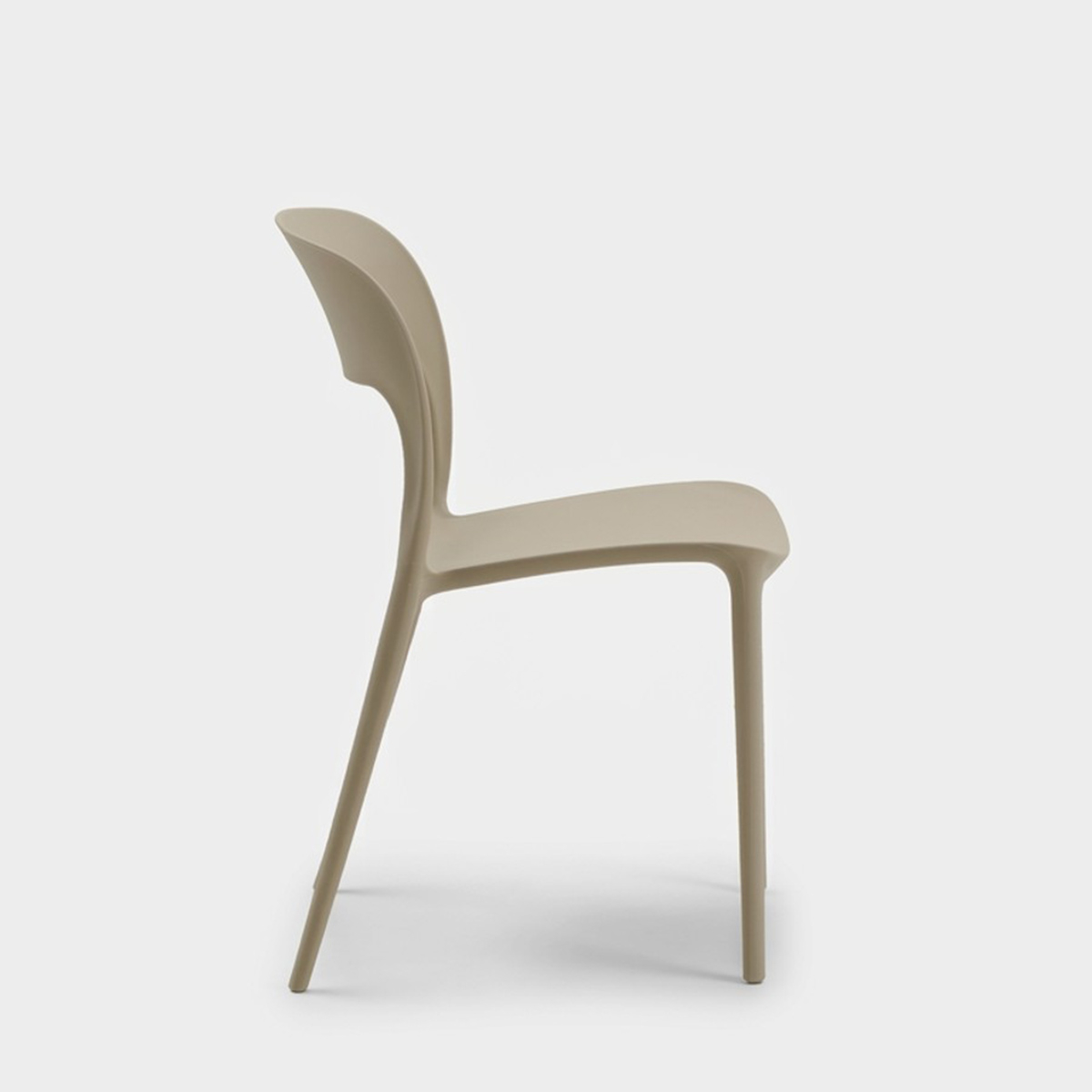 2er Set moderne stapelbare Stühle aus Polypropylen Numana