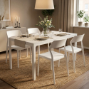 Set 2 sedie impilabili da interno ed esterno Agrigento