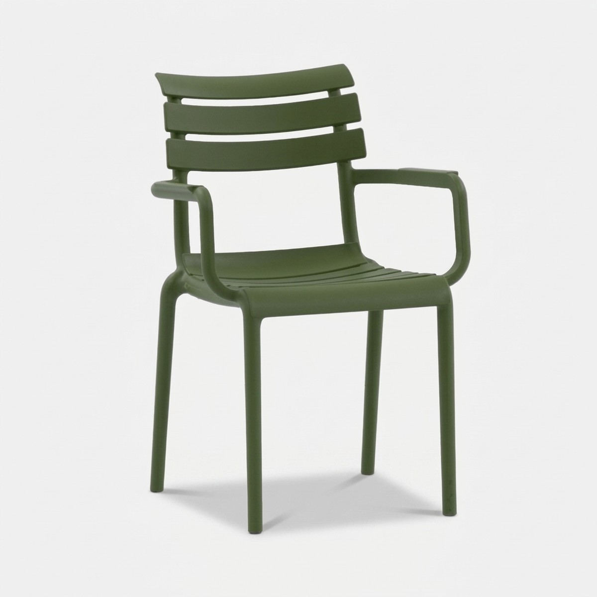 2er Set stapelbare Armlehnstühle für Garten und Innenbereich Punat