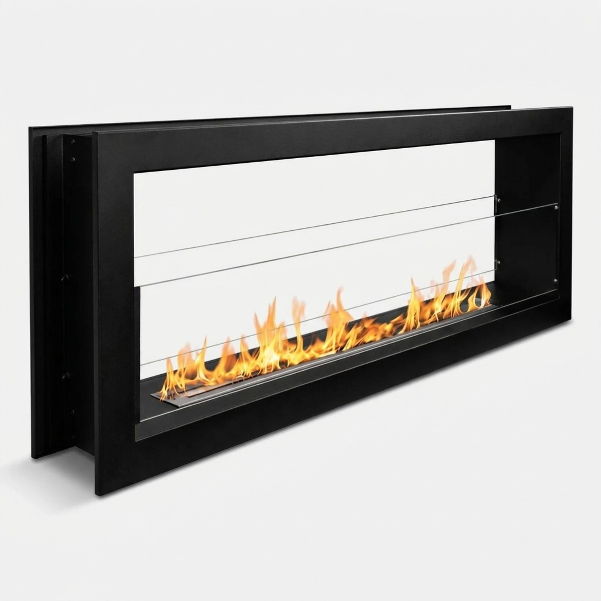 Doppelter Einbau Bioethanol Kamin Divina Fire Montefalco 120