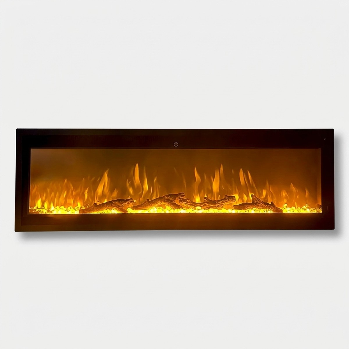Camino elettrico da incasso e parete 127 cm Divina Fire Chicago 130