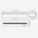 Inserto camino elettrico da incasso a vapore acqueo 3D Vapor3d100