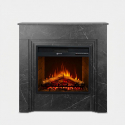 Camino elettrico da terra con telecomando e termostato Bellini