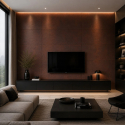 Pannello decorativo effetto metallo in legno set 6 pezzi Kvist