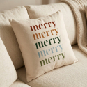 Housse de coussin de Noël en polyester Luminary