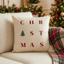 Housse de coussin de Noël en polyester Alva