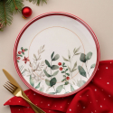6er-Set Platzteller aus Feinsteinzeug Xmas Cherry
