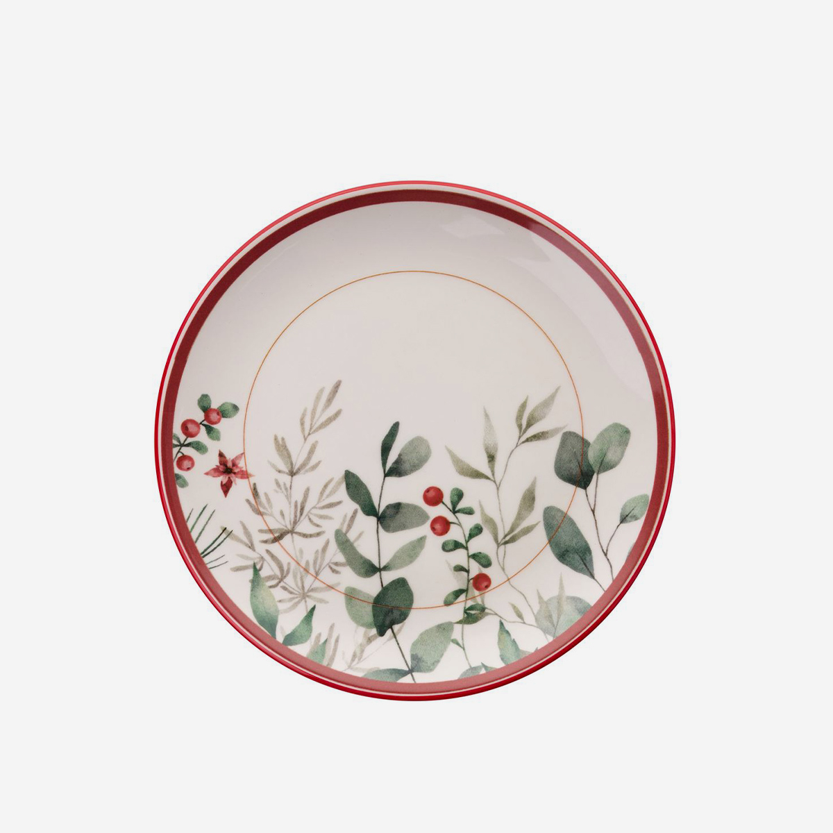 6er-Set Platzteller aus Feinsteinzeug Xmas Cherry