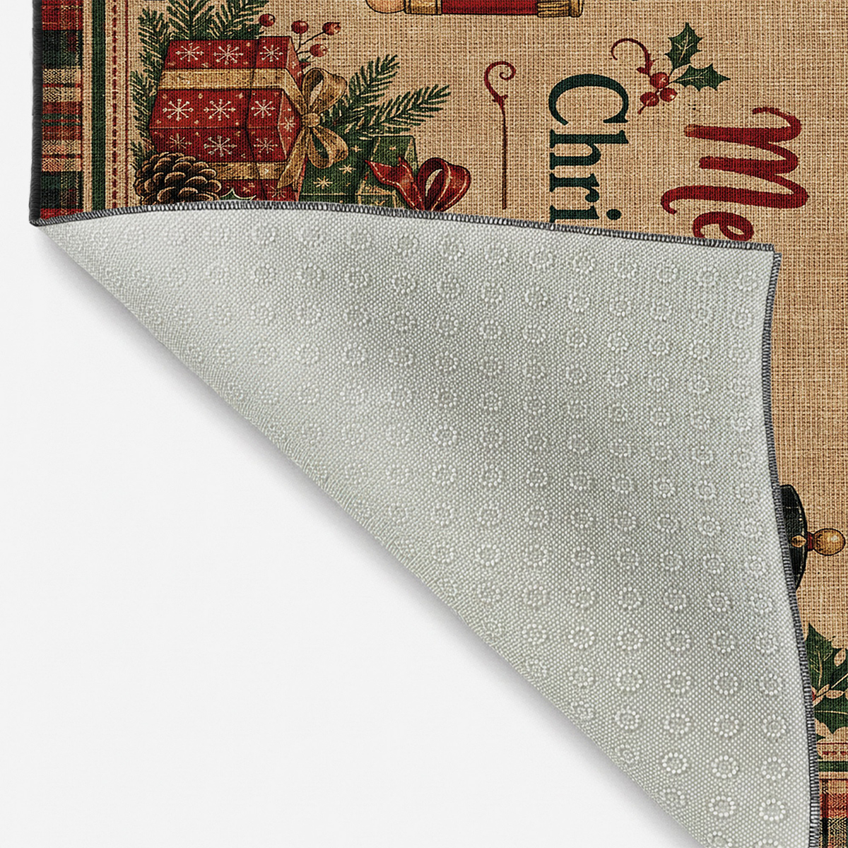 Paillasson de Noël lavable antidérapant 60 x 100 cm Hyggelig