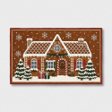 Paillasson de Noël lavable antidérapant 60x100 cm Karamell