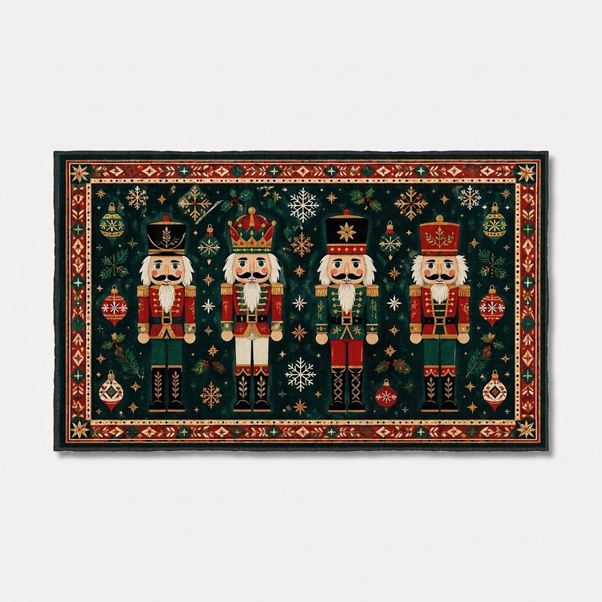 Waschbarer rutschfester Weihnachts-Fußabtreter 60x100 cm Vinter