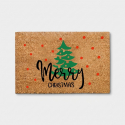 Felpudo navideño de coco antideslizante 40x60 cm Ristmas