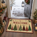Weihnachtliche rutschfeste waschbare Fußmatte 60x100 cm Stjerna