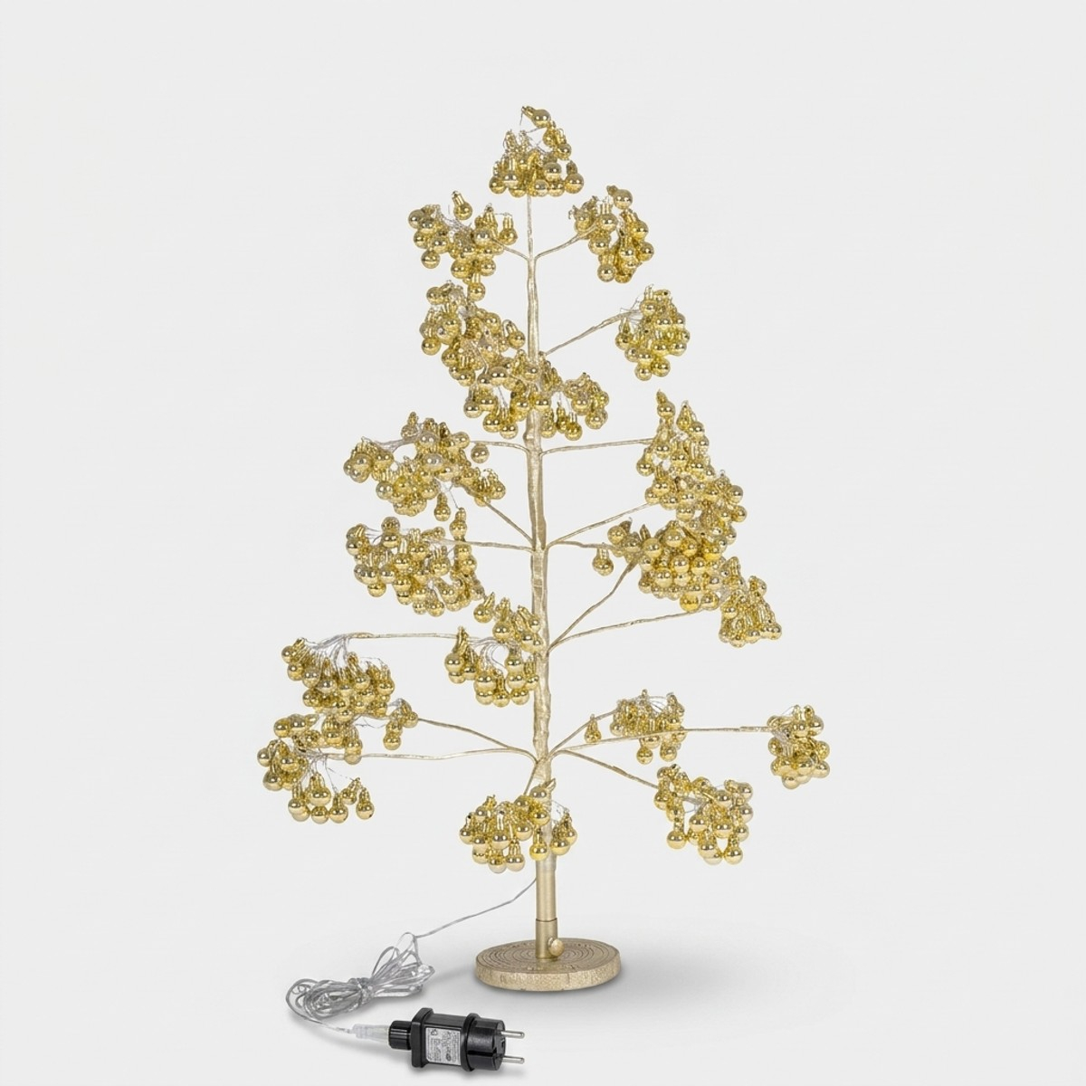 Albero di Natale luminoso in metallo con 480 microled Glint