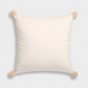 Coussin décoratif brodé déhoussable Sylwen