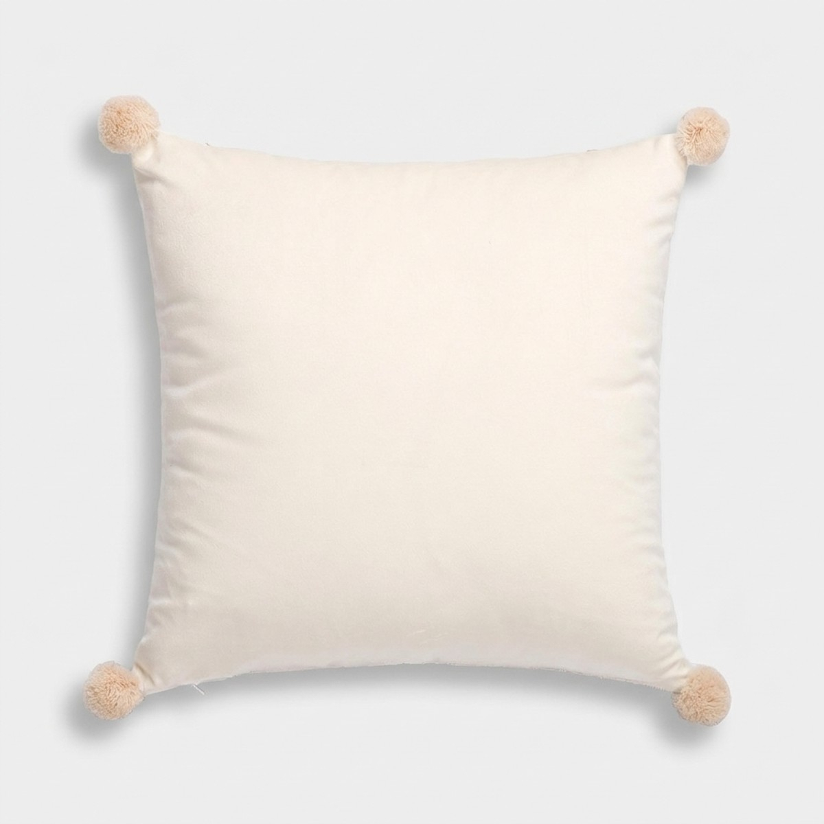 Coussin décoratif brodé déhoussable Sylwen