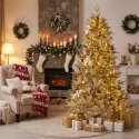 Albero di Natale artificiale 180 cm con 1085 rami Tissi