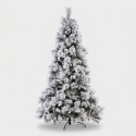Árbol de Navidad artificial nevado 210 cm Garlenda