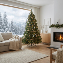 Albero di Natale artificiale 210 cm con 1145 rami Bellamonte