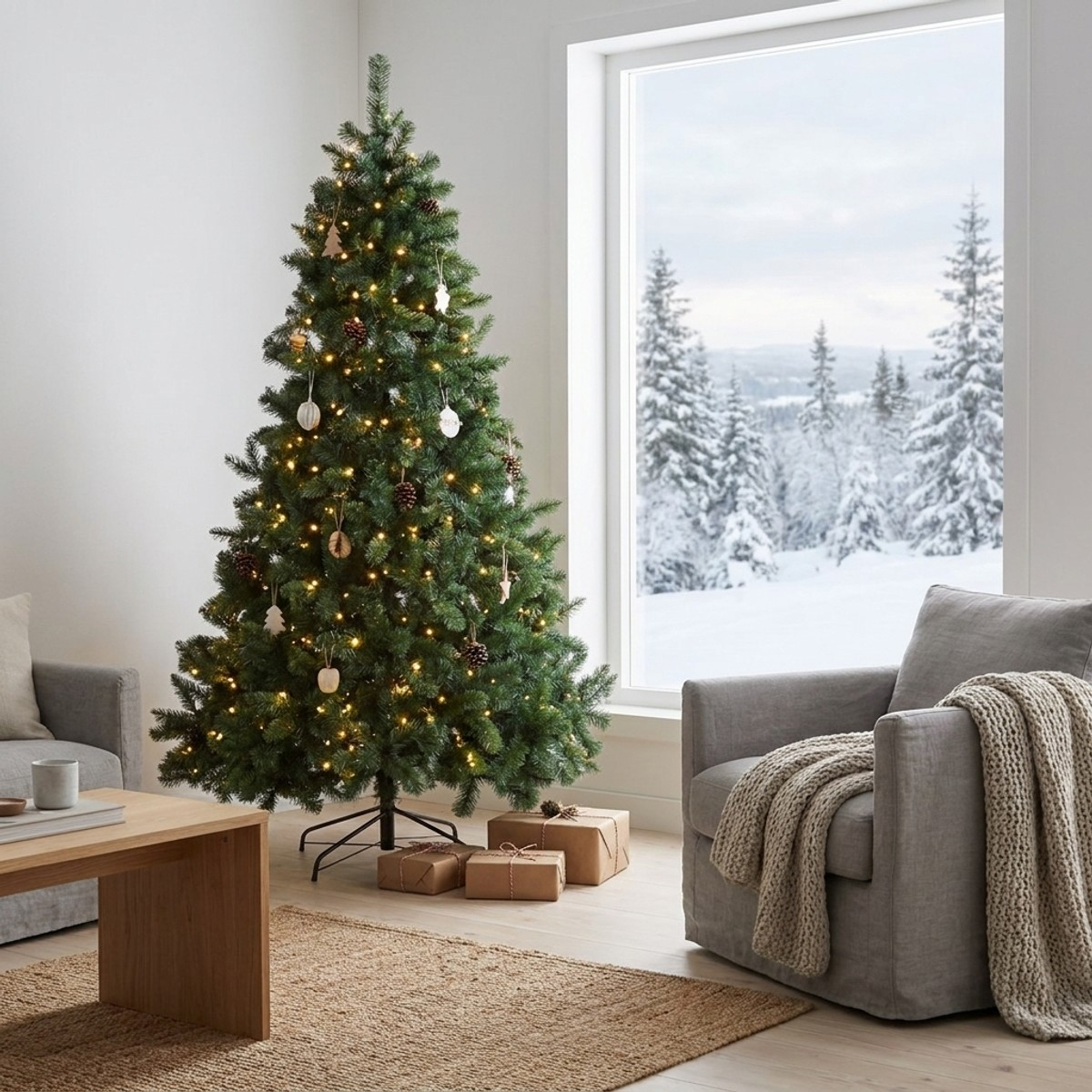 Künstlicher Weihnachtsbaum 240 cm 1633 Zweige Bellamonte