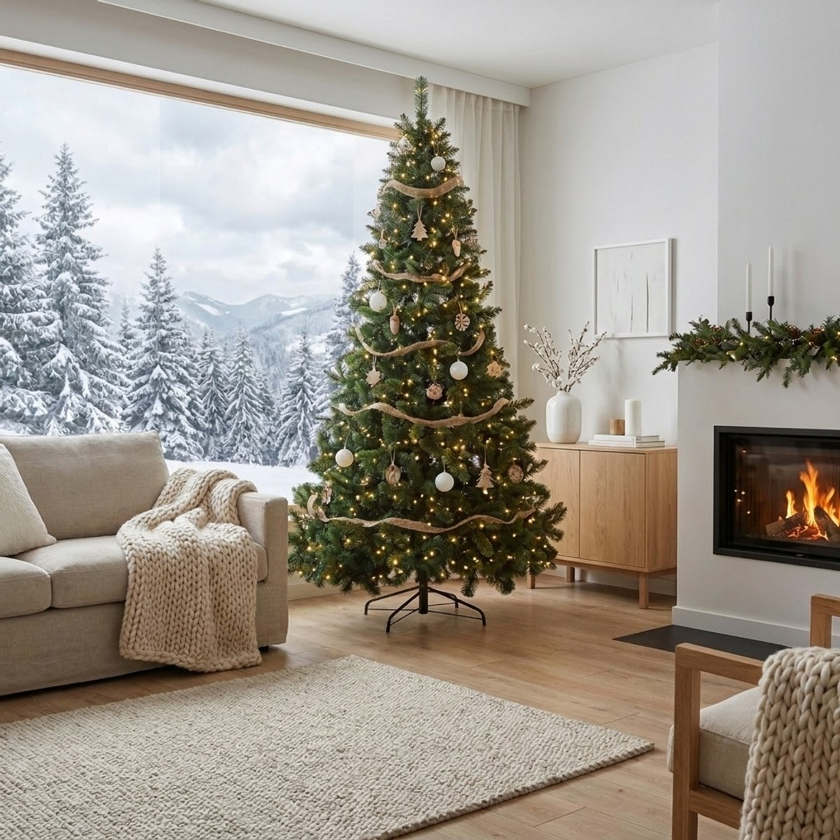 Albero di Natale artificiale 270 cm con 2209 rami Bellamonte