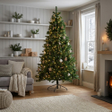 Árbol de Navidad artificial 240 cm 1478 ramas Norimberga