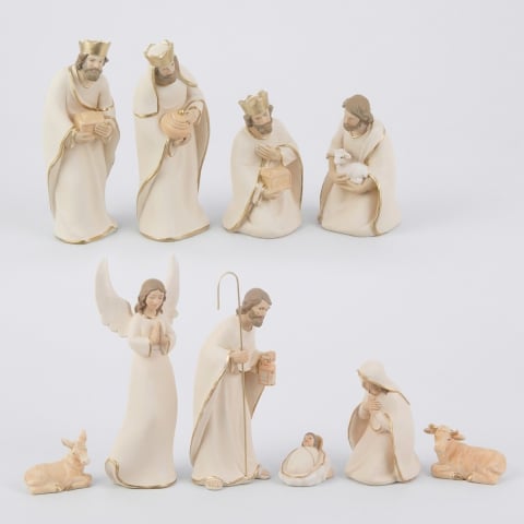Weihnachtskrippe 10 Figuren...