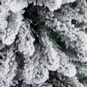 Albero di Natale slim innevato 180 cm salvaspazio 350 rami Sillian