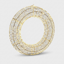 Corona navideña luminosa circular 840 microled Glitz