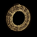 Ghirlanda natalizia luminosa a cerchio 840 microled Glitz
