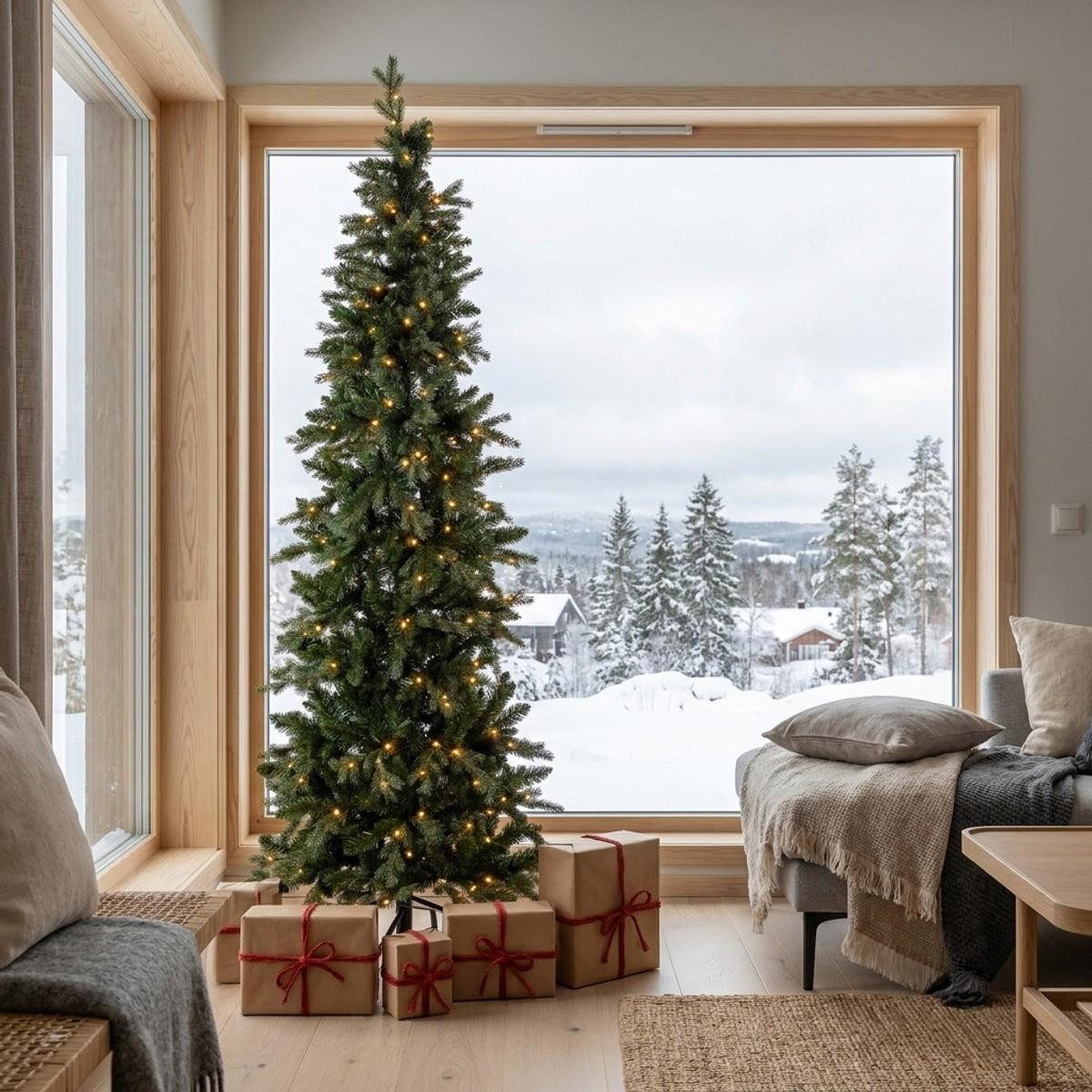 Künstlicher Weihnachtsbaum Slim 210 cm Tatlow