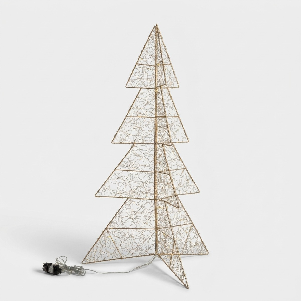 Árbol luminoso navideño con 600 microled para interior y exterior Hoover