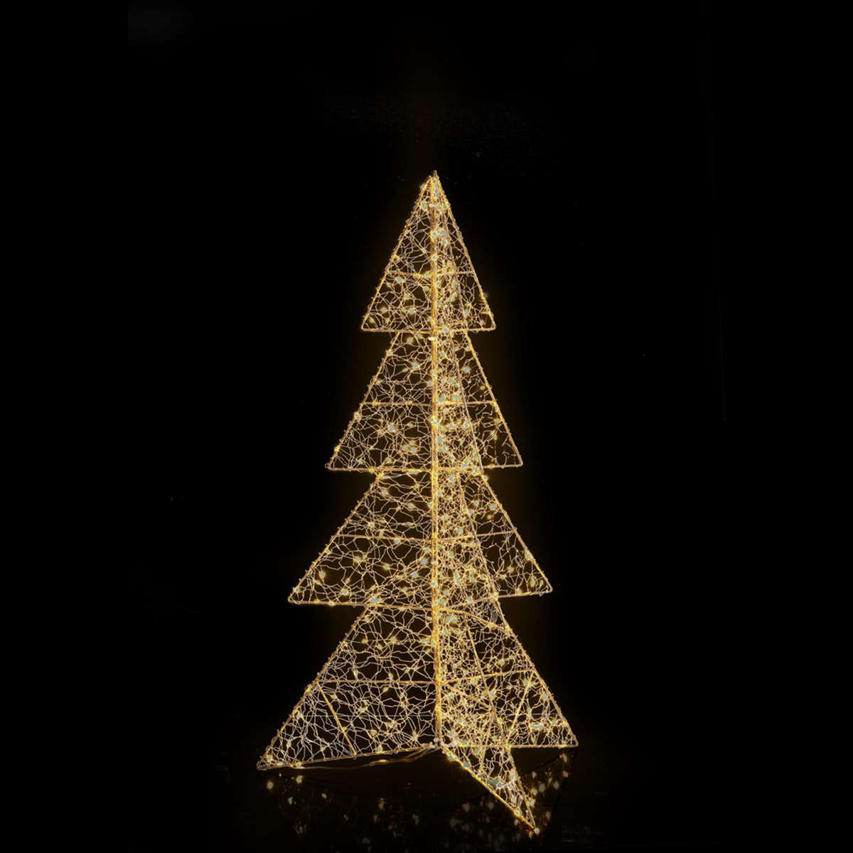 Árbol luminoso navideño con 600 microled para interior y exterior Hoover