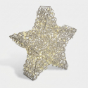 Estrella luminosa navideña 200 microLED para interior y exterior Delight