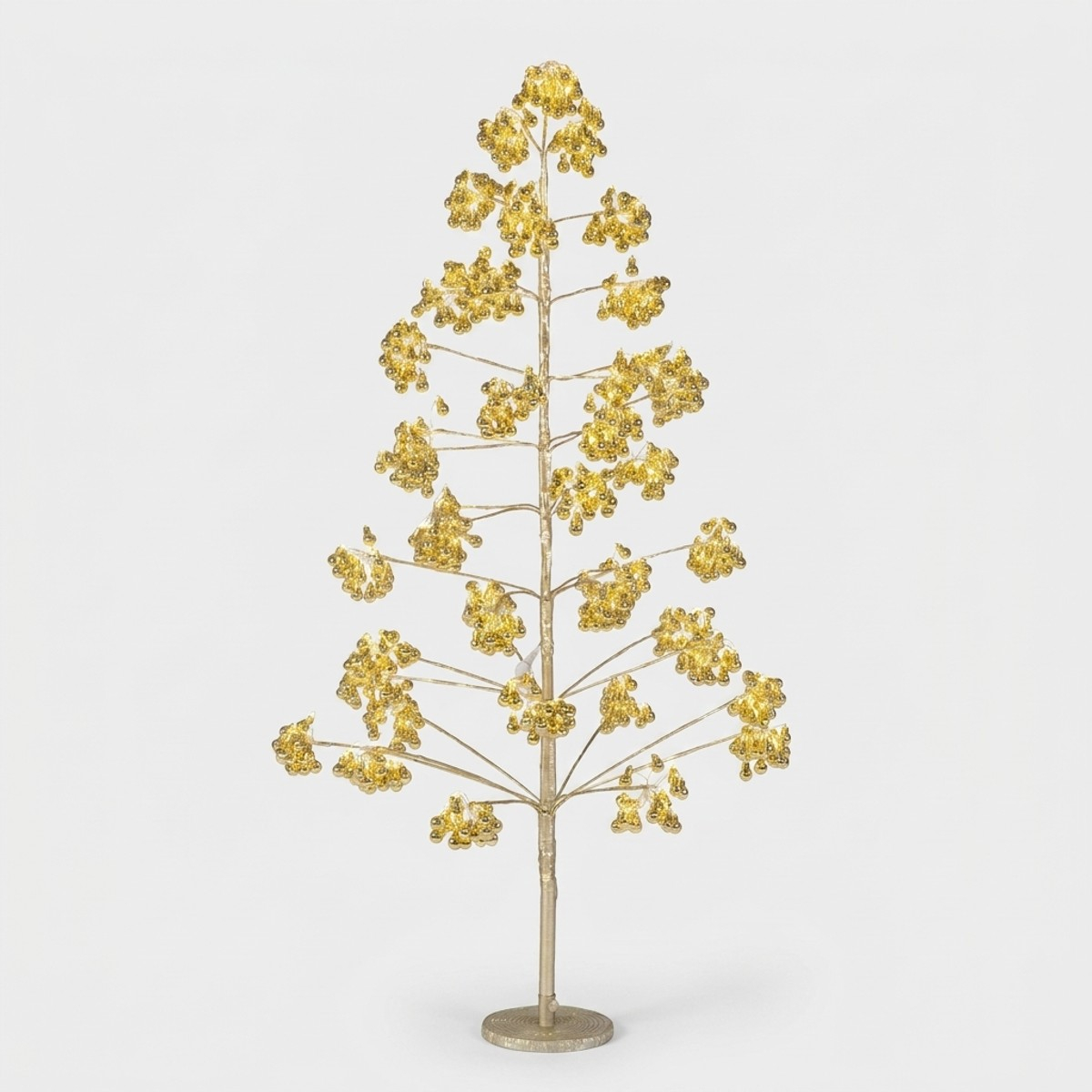 Leuchtender Weihnachtsbaum aus Metall 800 Micro-LED Glint