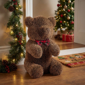 Statua decorativa orsetto in erba sintetica Bear