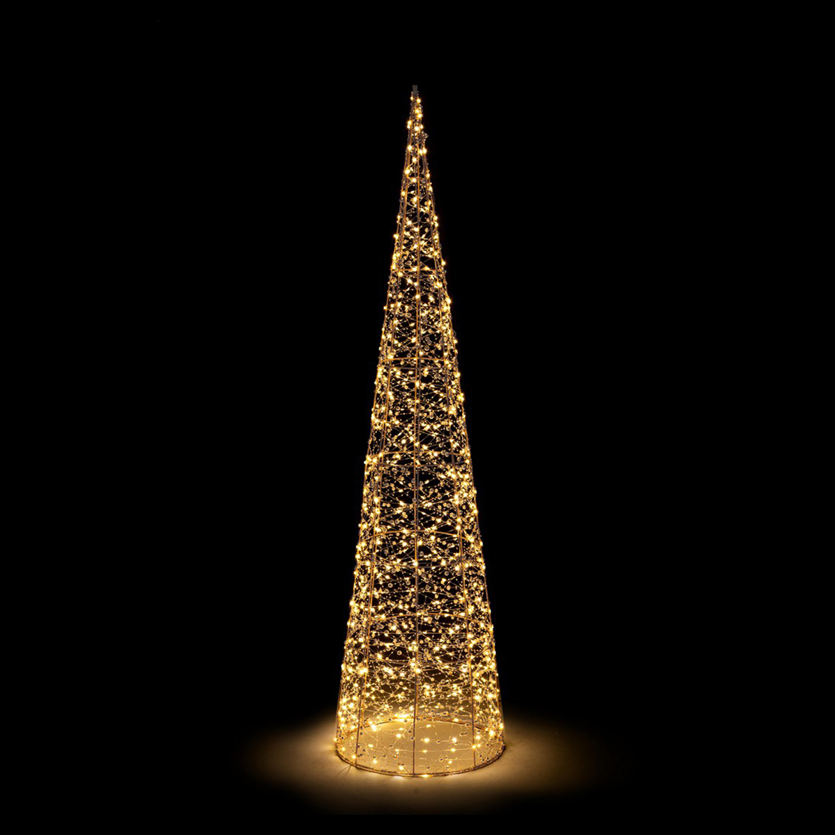 Lampe décorative cône avec 720 microled d'intérieur Laila