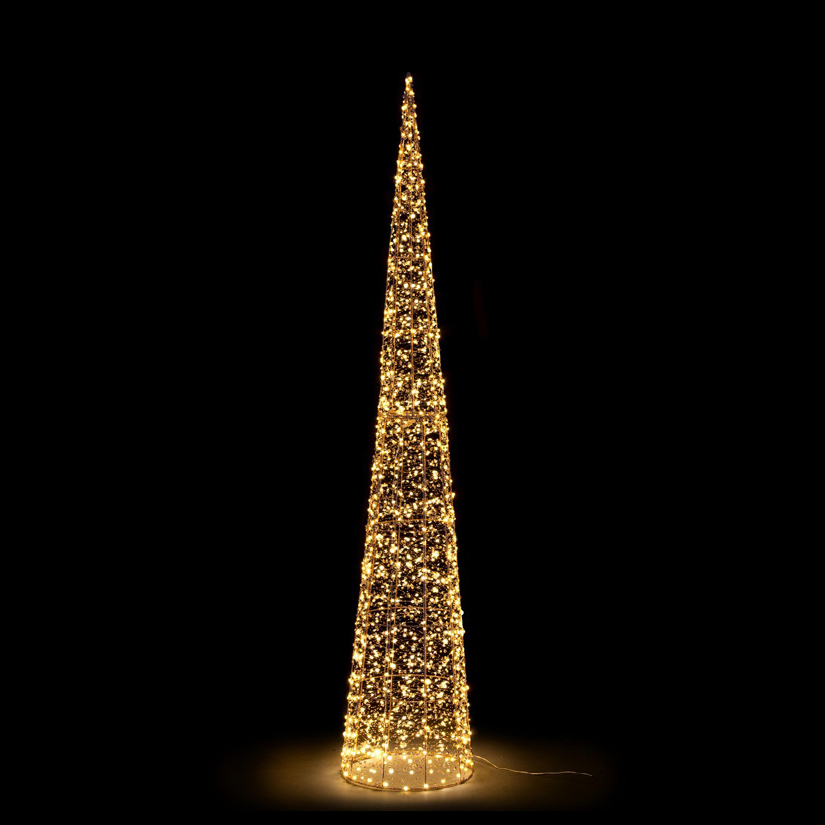 Lámpara decorativa en cono con 1440 microled Laila