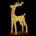Dekorative Rentier Leuchtfigur 600 Micro-LED Zoe
