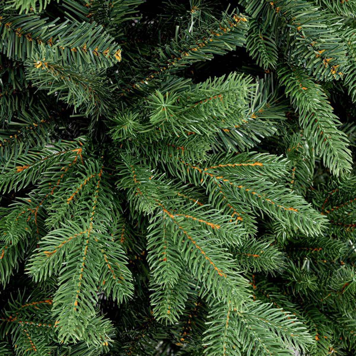 Sapin de Noël artificiel touffu 210 cm avec pommes de pin Tallac