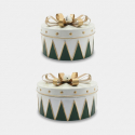 Set 2 piezas cajas redondas de metal Conway