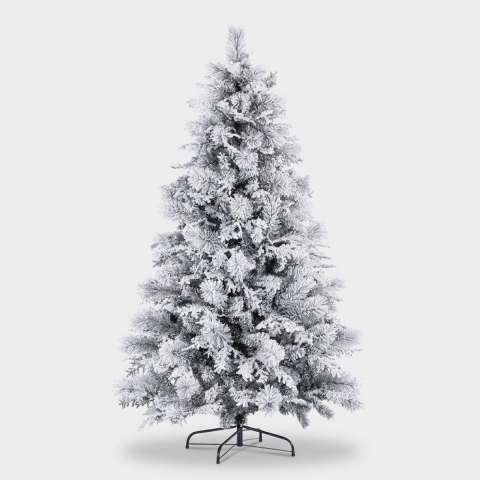 Árbol de Navidad nevado...