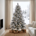 Albero di Natale artificiale innevato 180 cm Salisburgo