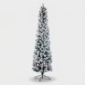 Sapin de Noël slim enneigé 240 cm 592 pointes Sillian