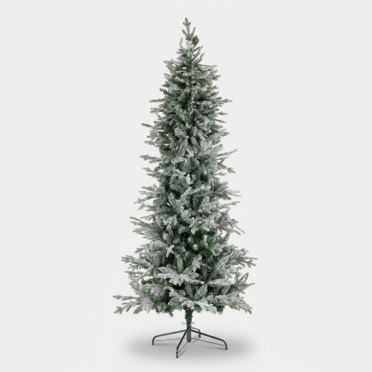 Albero di Natale innevato 180 cm 666 rami Cooper slim