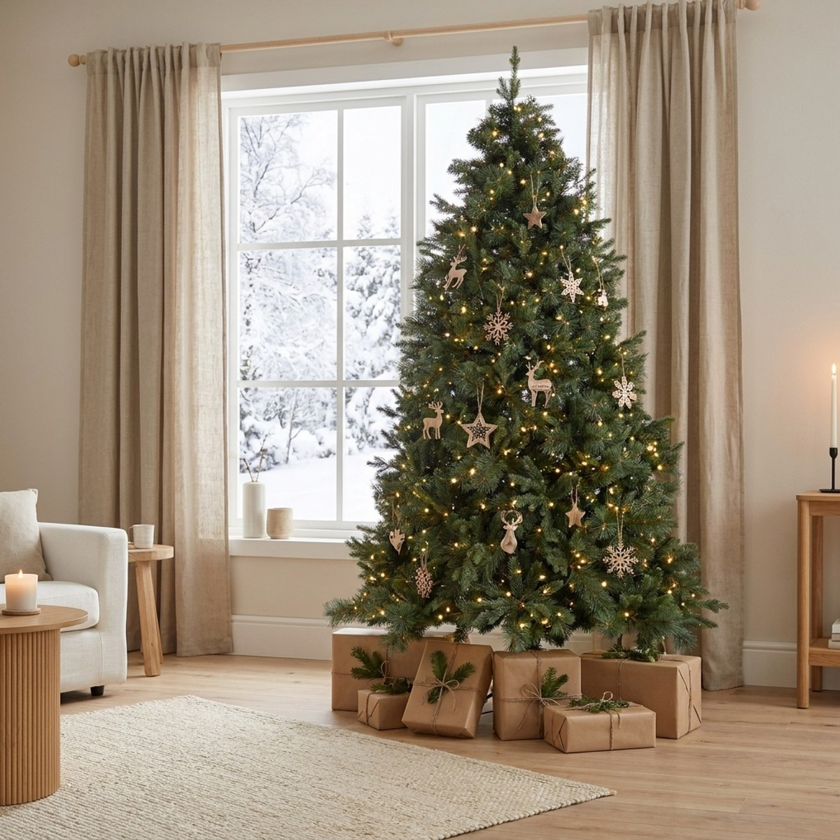 Albero di Natale artificiale 210 cm 2359 rami Hubbard