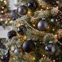 12er Set Christbaumkugeln aus Glas 8 cm Sfera
