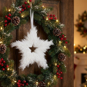Set 4 adornos navideños estrella colgante Sfavillio