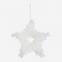 Set 4 decorazioni natalizie stella da appendere Sfavillio